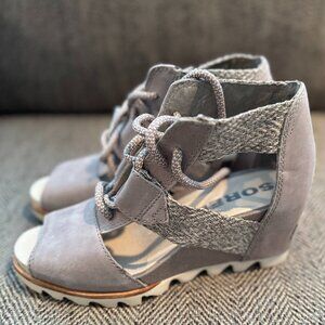 New Sorel Joanie Lace Up Wedge - 7.5M